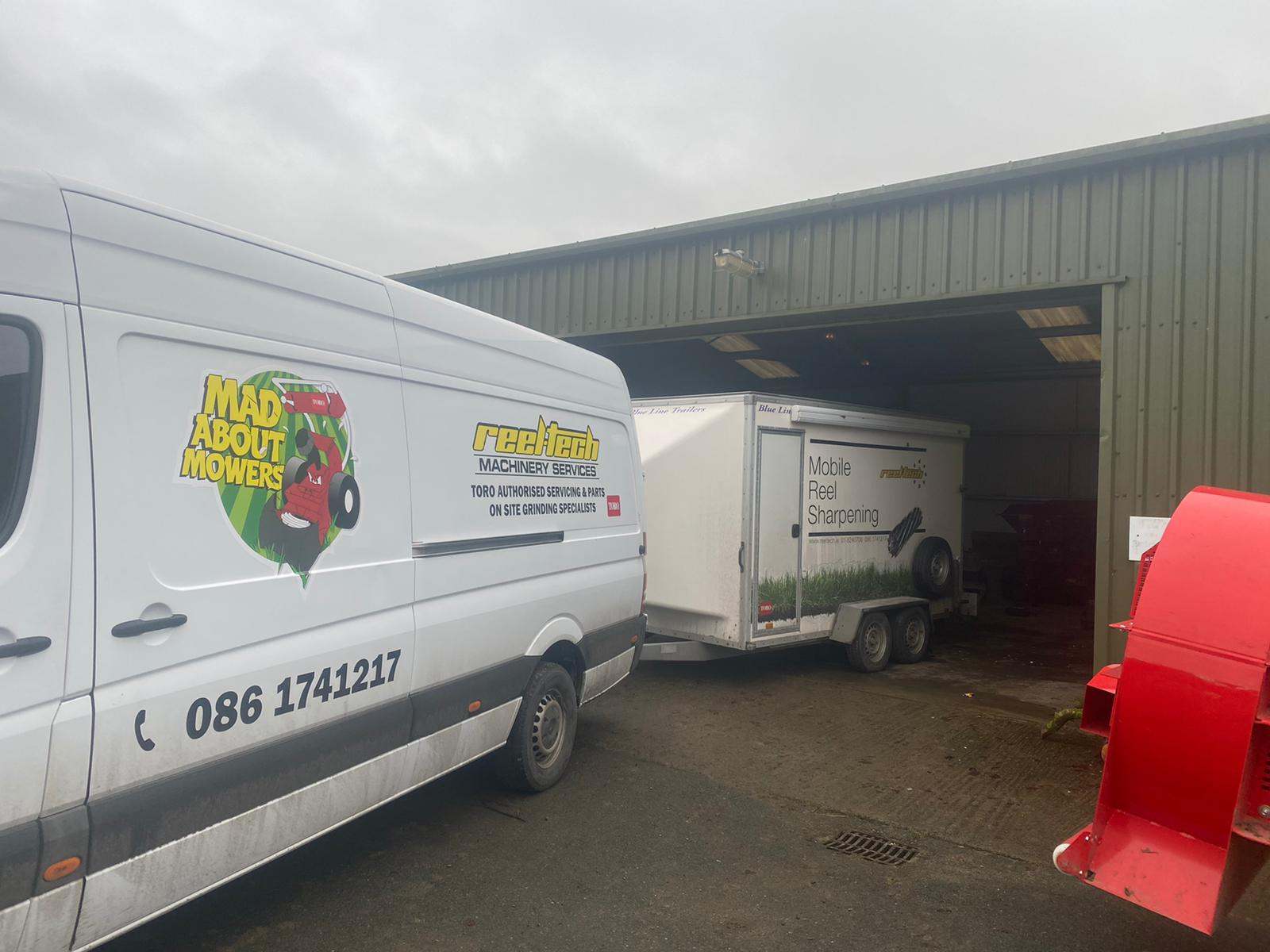 Reeltech Machinery Mobile sharpening service